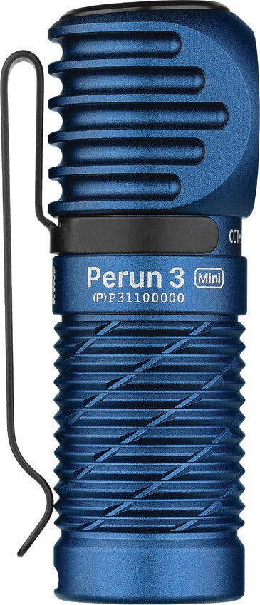 Olight Perun 3 Mini Premium Blue Flashlight Kit Compact EDC Light