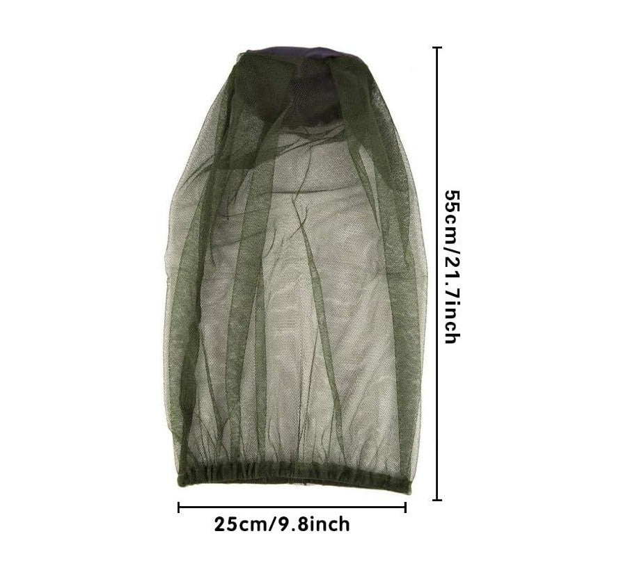 Mosquito Net Hat Mesh Insect Protection Face Mask for Hiking Camping Fishing