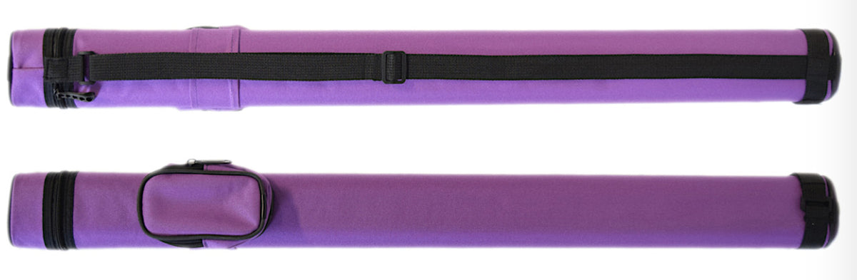 Delta Cue 033-001C-PR Purple Hard Cue Case for 1 Butt x 1 Shaft