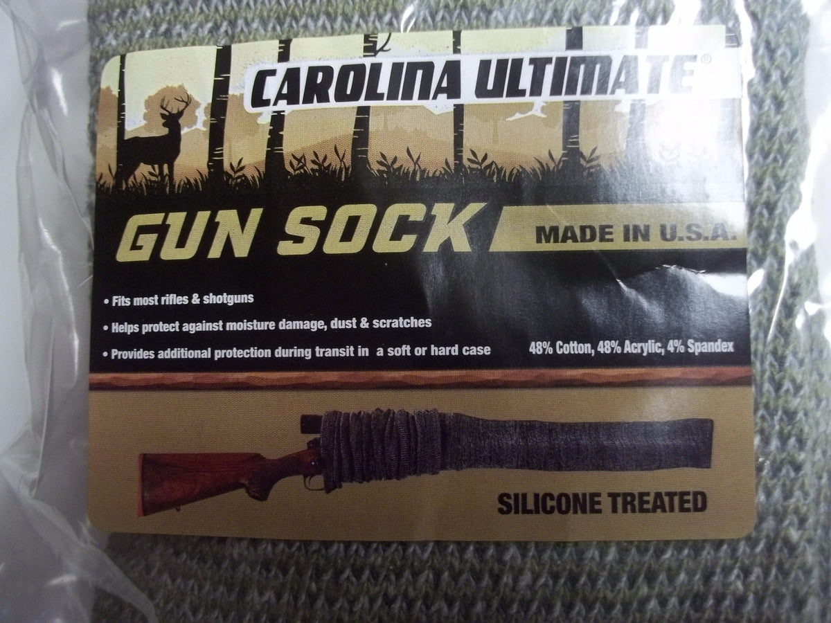 USA Made Gun Sock Cover for Rifles & Shotguns - Silicone Enhanced, Protects from Dust & Moisture