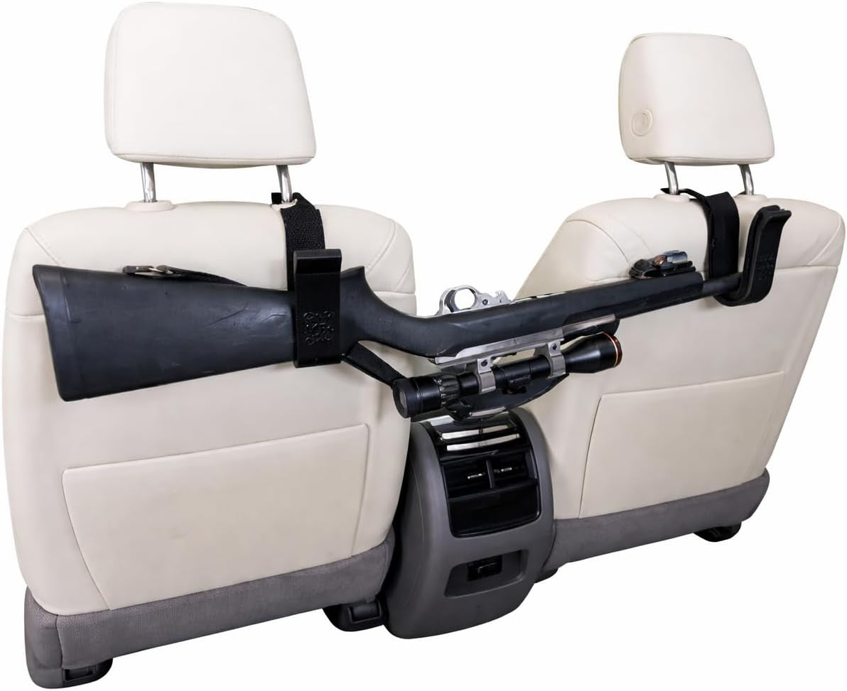 Vehicle Gun Rack Clip for Headrest - Rifle & Shotgun Holder for Truck SUV Car