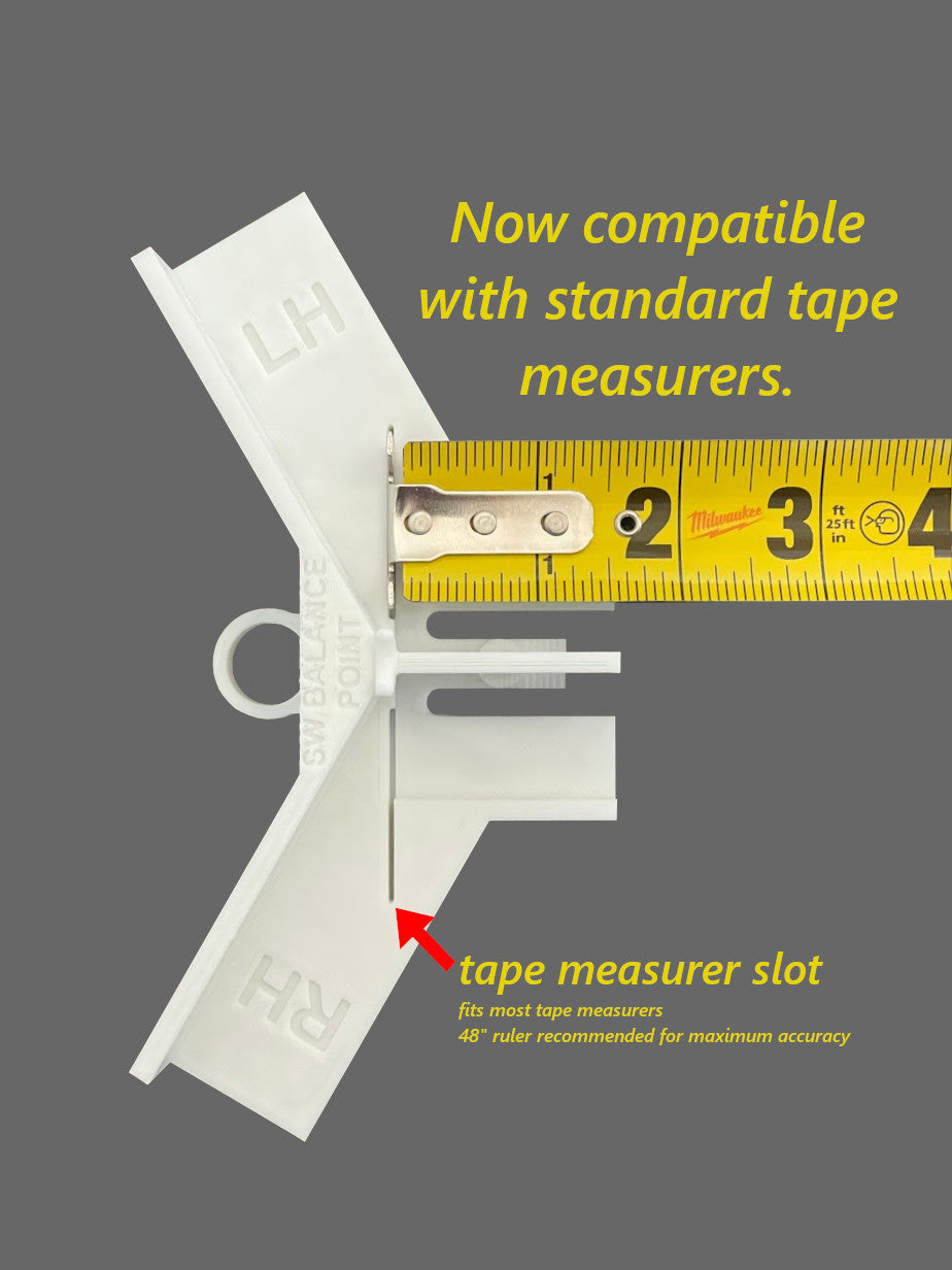 Golf Club Ruler - Precise Club Length & Swing Weight Fitting Tool