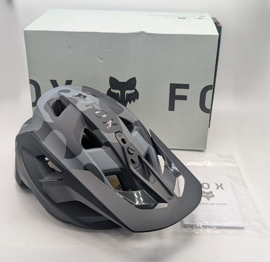 Mountain Bike Helmet with MIPS - Black Camo, Large