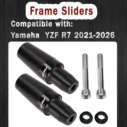 Motorcycle Frame Sliders for Yamaha R7 YZFR7 2021-2025 Crash Protection No-Modification Fit