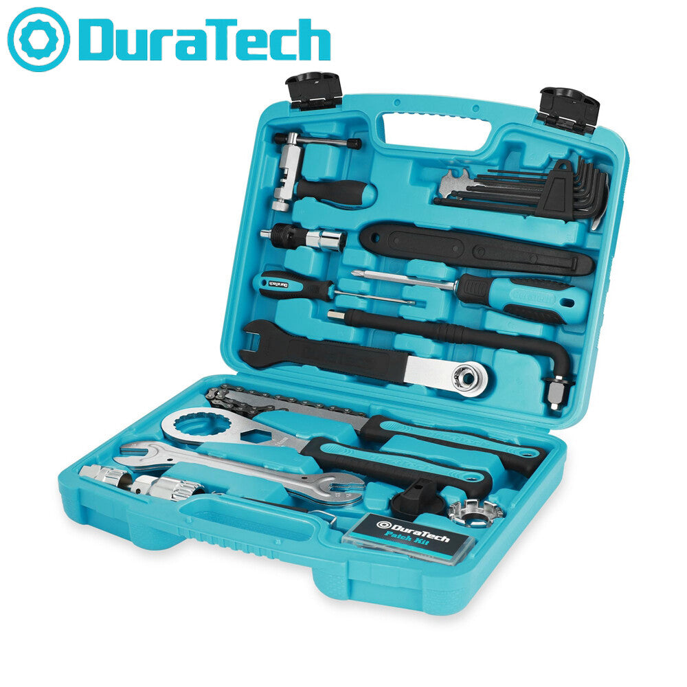 35-Piece Bicycle Repair Kit with Tools and Case for All Bike Types