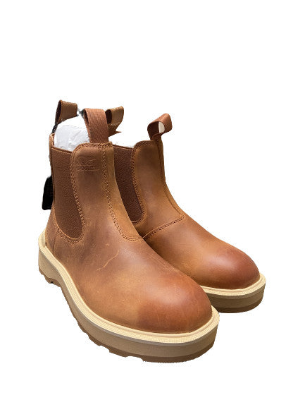 Women's Waterproof Chelsea Boots - Hi-Line Scorch Leather & Suede