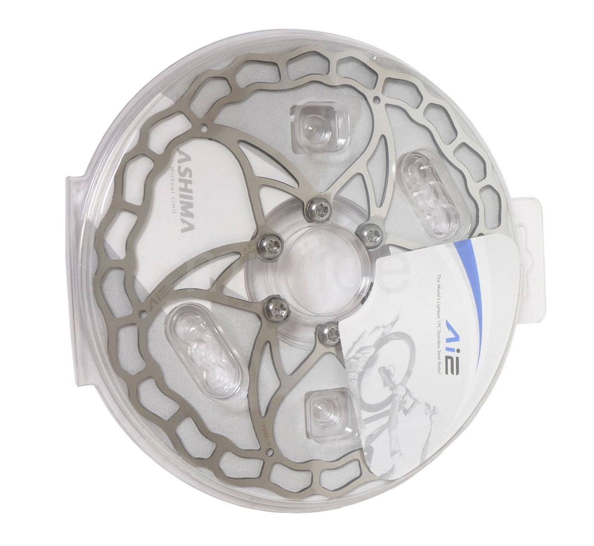 Lightweight 73g 160mm Bike Disc Brake Rotor - Stainless Steel, ASHIMA Ai2