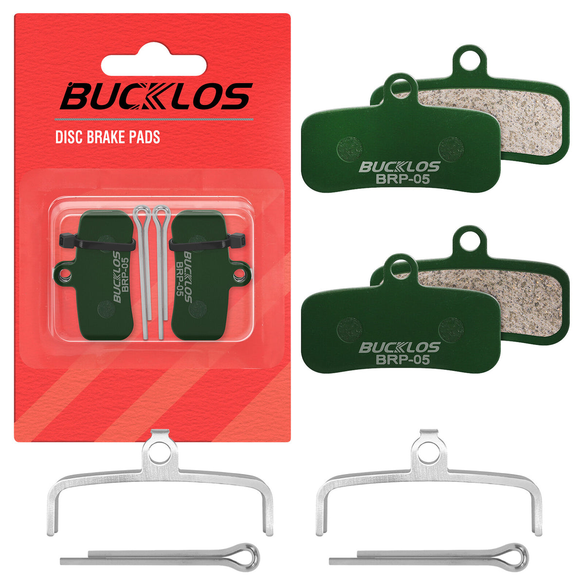 2 Pairs Ceramic Disc Brake Pads for E-Bike Hydraulic Brakes SHIMANO M8120 M7120