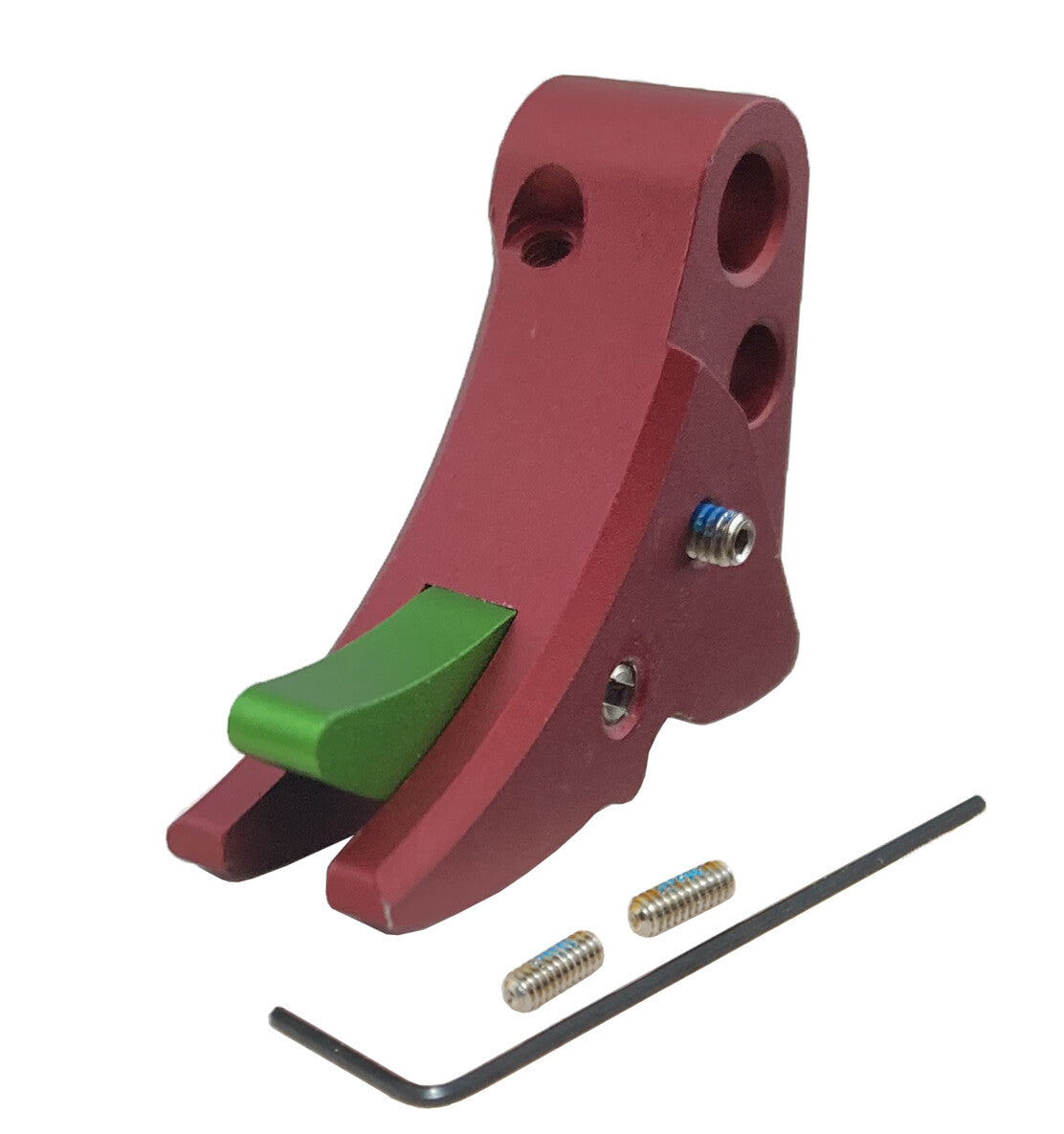 Anodized Aluminum Trigger Shoe with Safety for Gen 1-3 - Multiple Colors