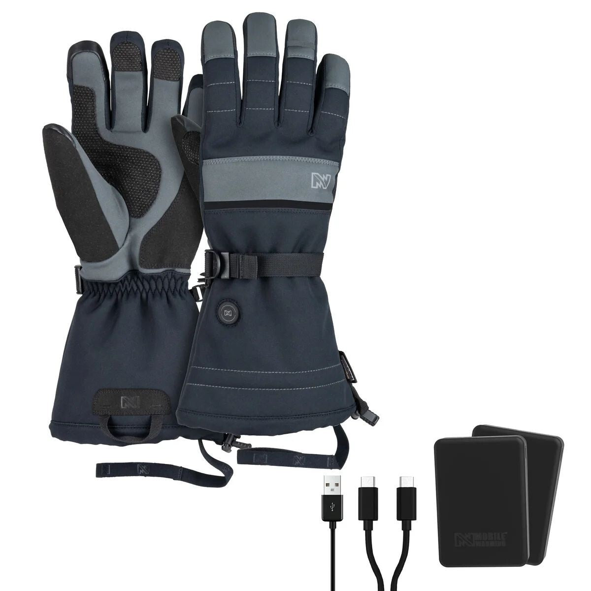Battery Operated Heated Gloves Touchscreen Compatible XX Large for Cold Weather