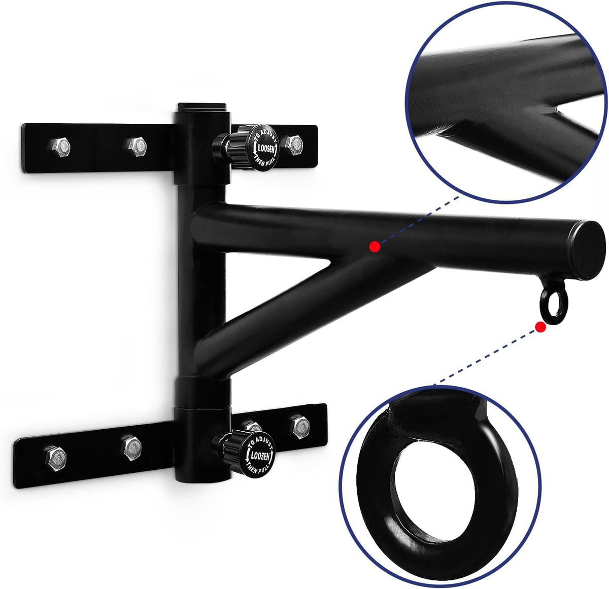 Heavy Bag Wall Mount Hanger with 180° Rotation, Heavy Duty Boxing Equipment