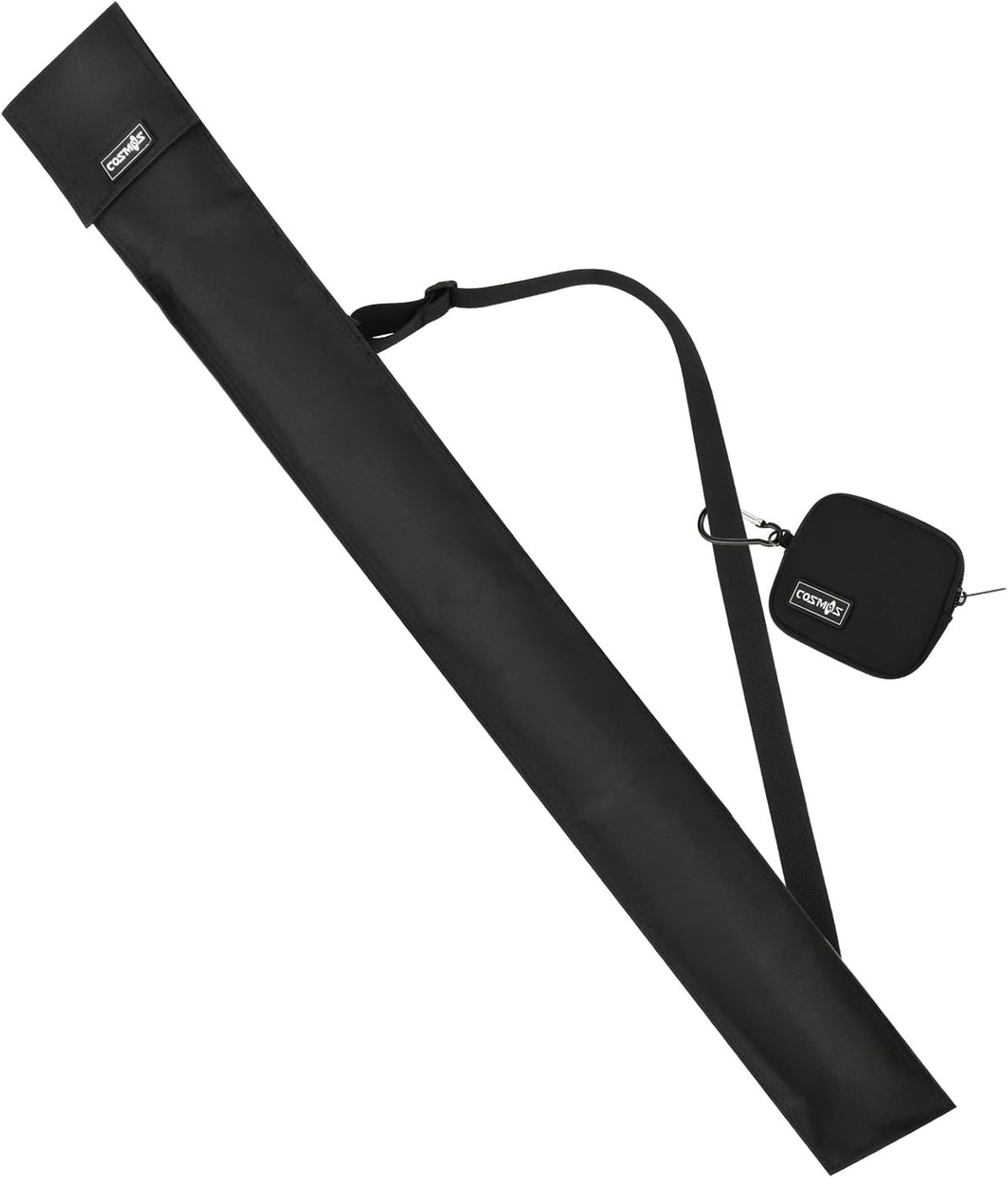 Classic Black Cue Stick Storage Bag for 1 Butt + Shaft, 2 Compartments