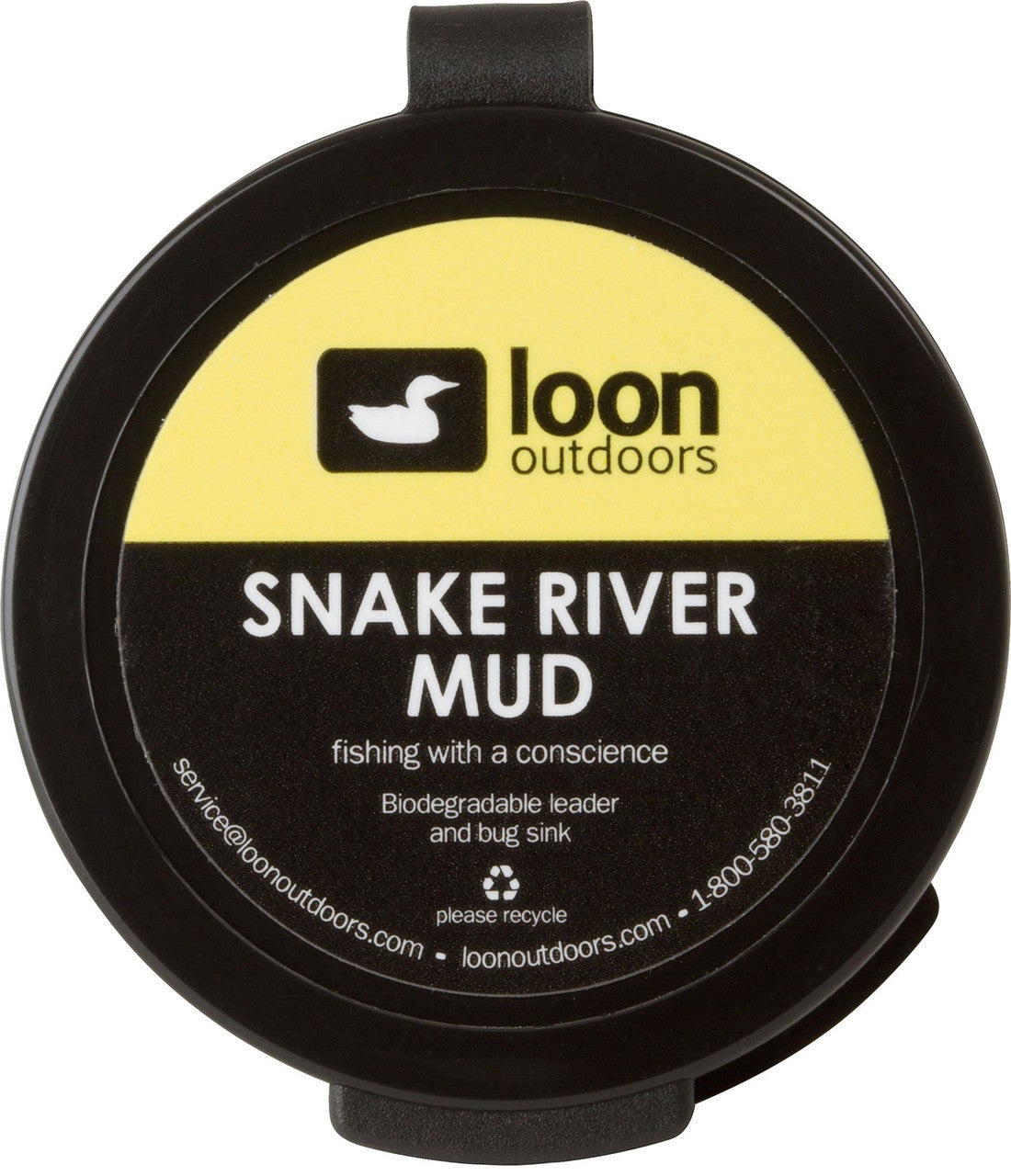 Loon Outdoors Snake River Mud Fly Fishing Sink Paste - Biodegradable, Multi-Purpose