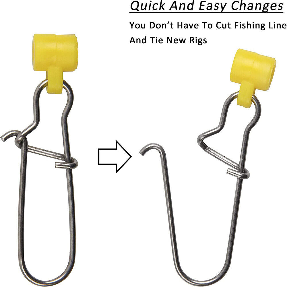 Heavy Duty Stainless Steel Fishing Sinker Slider for Braided Line - 200PCS