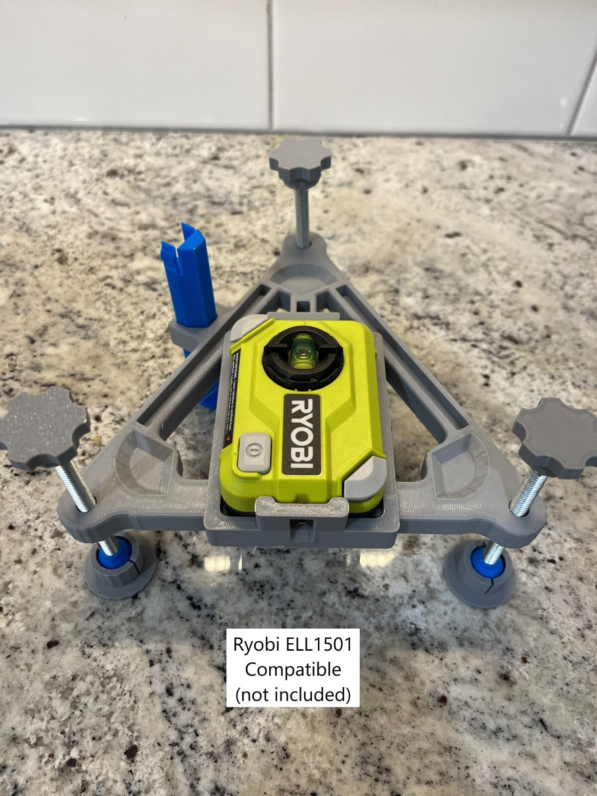 Adjustable Laser Stand for Garmin R10 Launch Monitor with Leveling Base