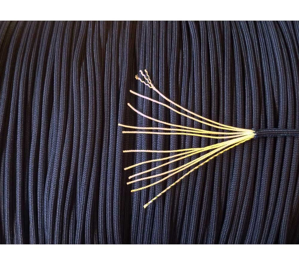 Mil-Spec 750 lbs Parachute Cord Nylon 100 ft with Military Certification