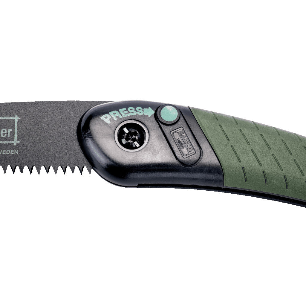 Folding Pruning Saw with Dual-Component Handle - 7-1/2 Inch Blade for Gardening & Camping