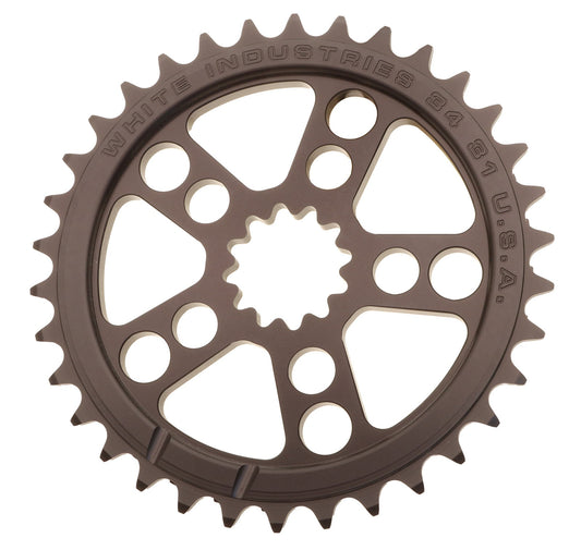 White Industries Double Chainring 34/31T Bicycle Chainring Black New