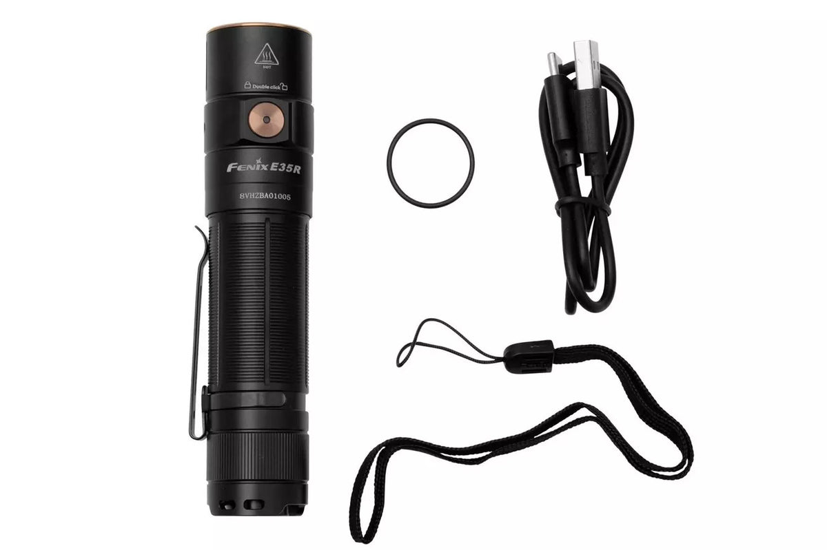 High Performance Rechargeable LED Flashlight 3100 Lumens USB-C Portable Torch