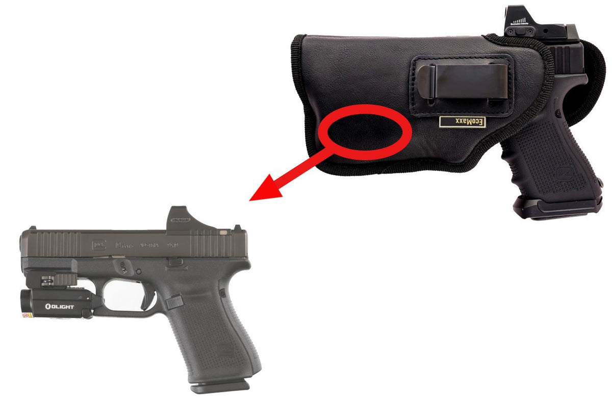 Red Dot & Light/Laser Combo IWB Holster for Gun Models - Multiple Sizes