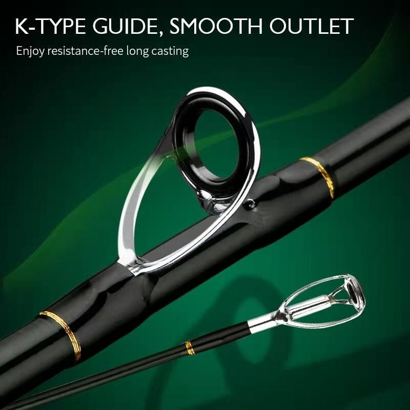 Ultralight Carbon Fishing Rods - Spinning & Casting, Travel Lengths 6-8 ft