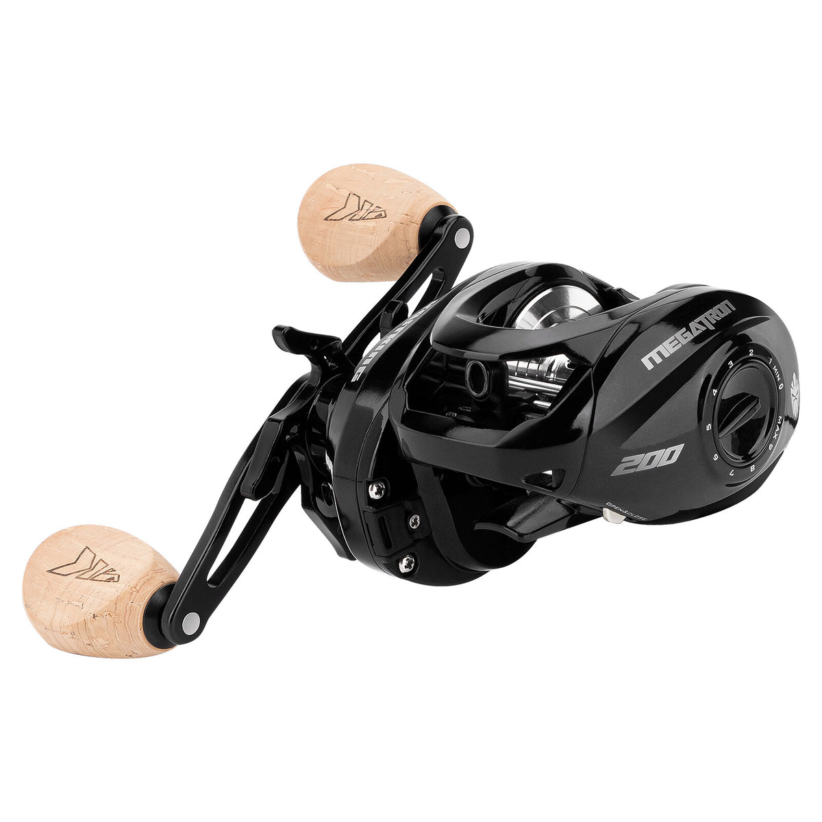 High Capacity Baitcasting Reel - Wide Spool, Multi-Use Fresh & Saltwater