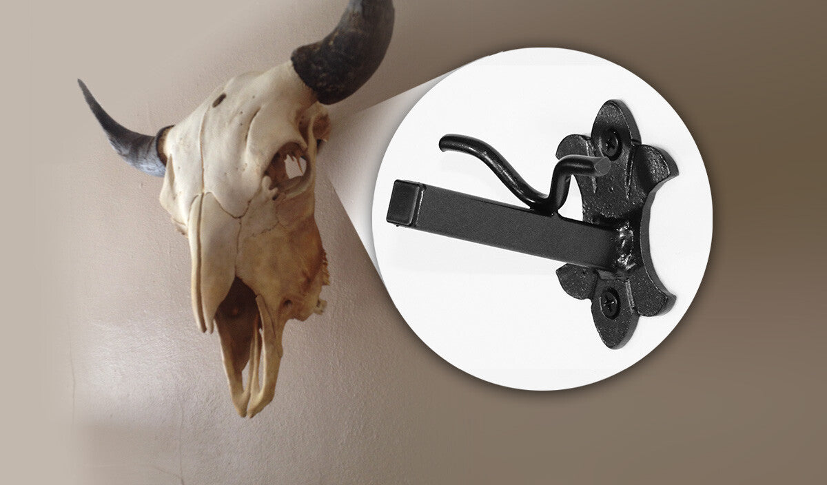 Heavy Duty Skull Hanger Bracket for Buffalo, Elk, Moose, Cattle Displays