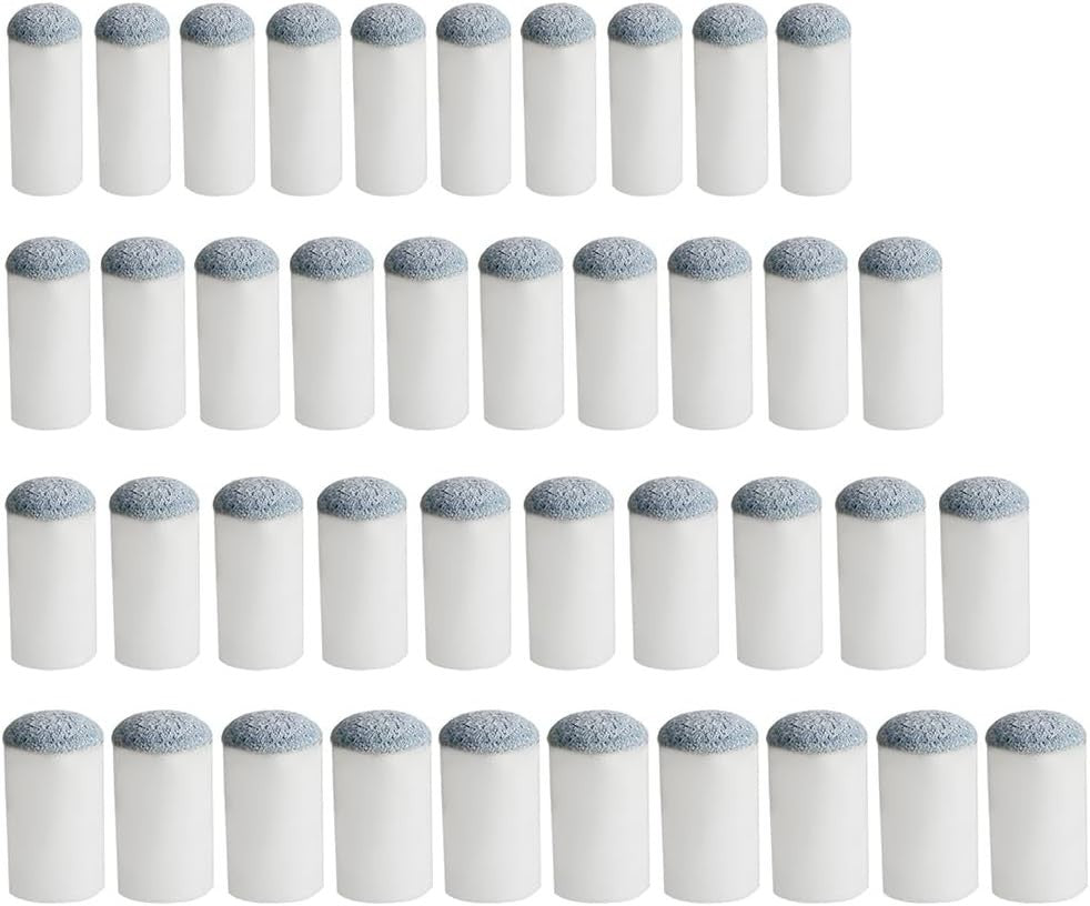 Slip-On Pool Cue Tips Replacement Kit — 40 Pieces, 4 Sizes (9/10/12/13mm) for Quick Repairs