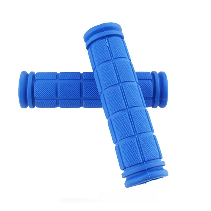 Bike Handlebar Grips Non-Slip Rubber Pair for BMX Mountain & Scooter