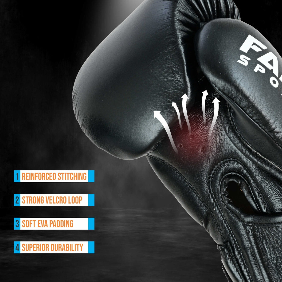 Leather MMA Fight Gloves for Boxing & Kickboxing - Unisex Training Gear