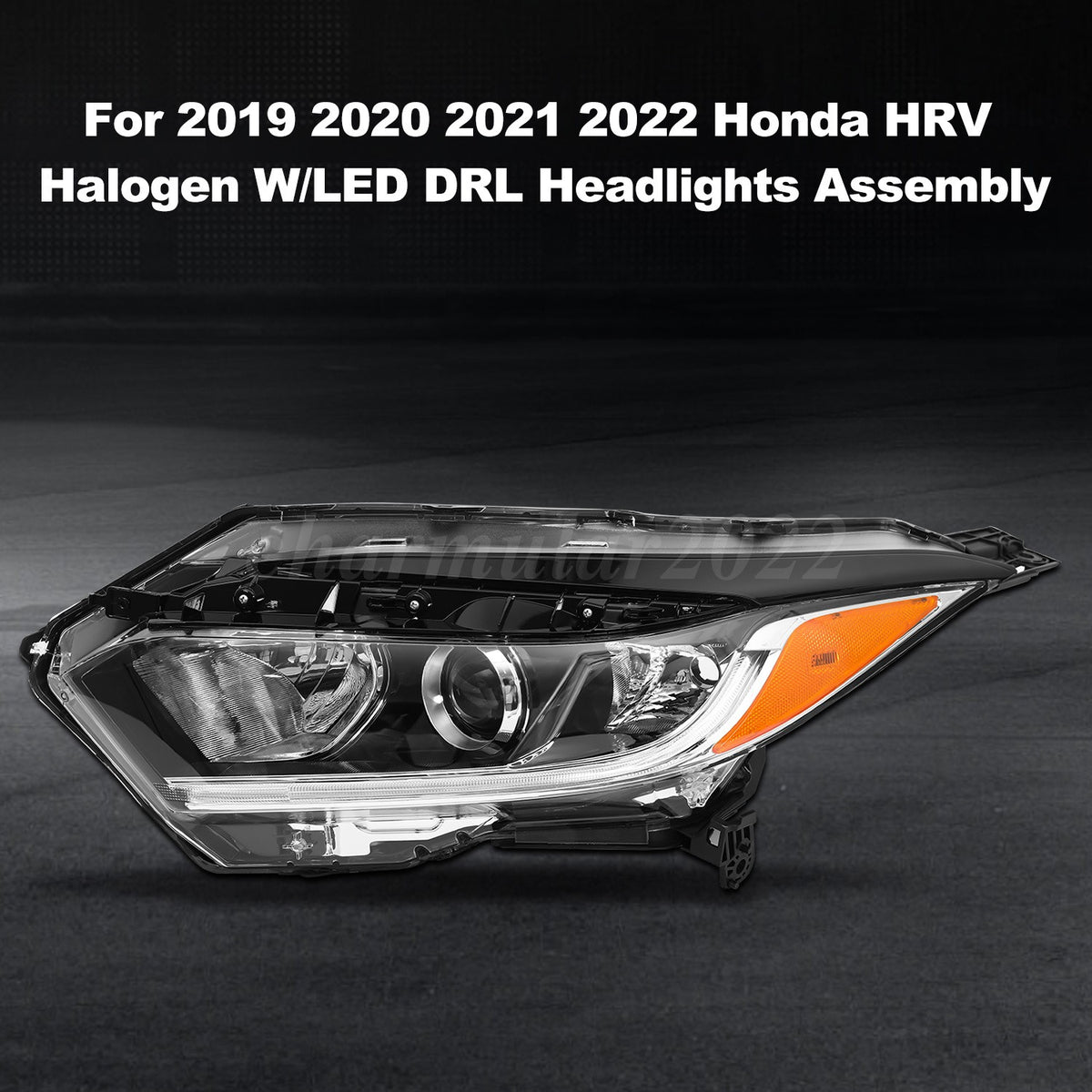 Halogen LED Headlight Assembly for Honda HRV 2019-2022 Left Driver Side