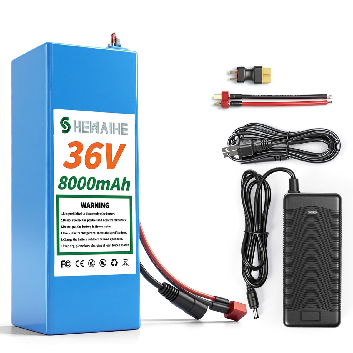 Lithium Battery for Electric Vehicles 36V/48V Multiple Capacity Options