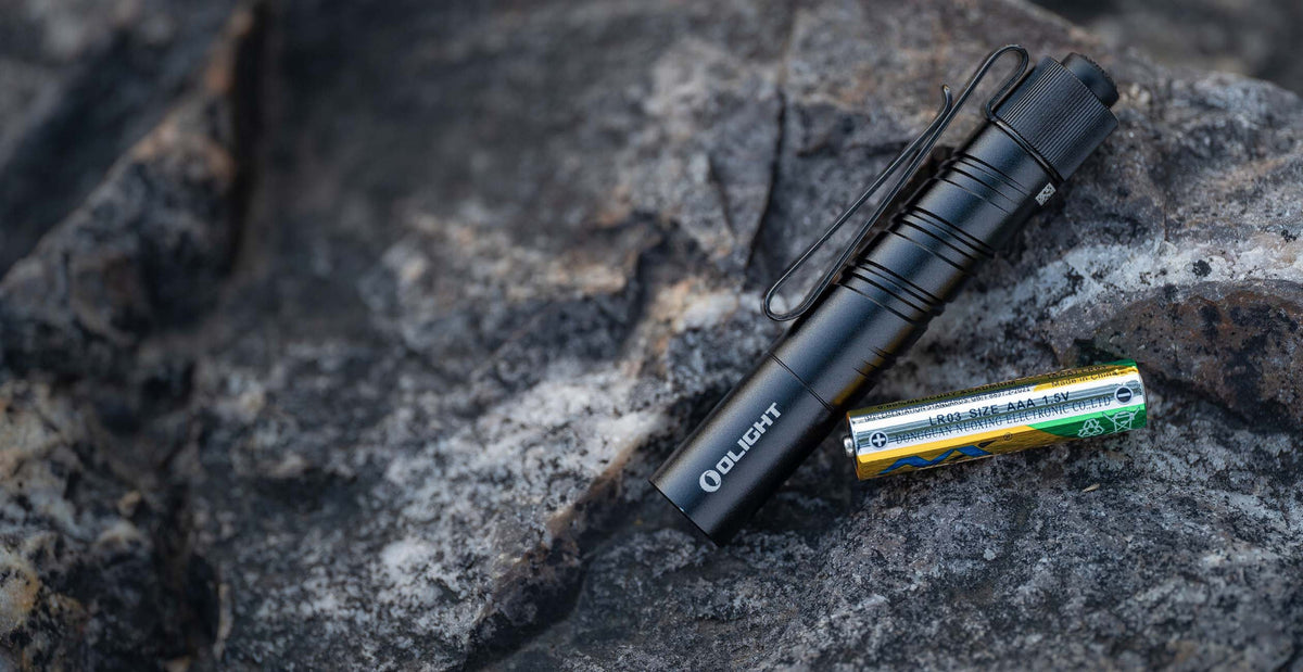 LED EDC Flashlight with Dual-Output Tail Switch - 200/300 Lumens, Compact
