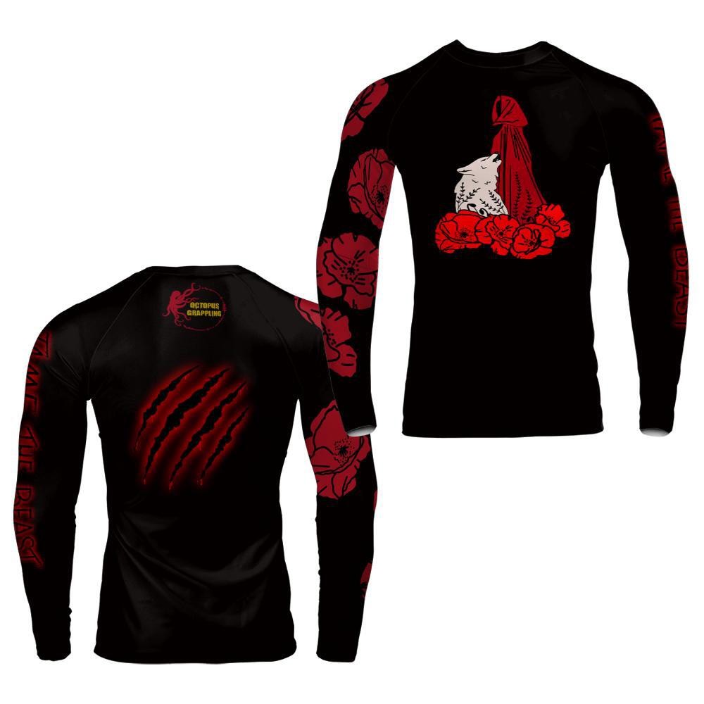 Men's BJJ Rashguard Compression Shirt - No-Gi Grappling MMA Gear