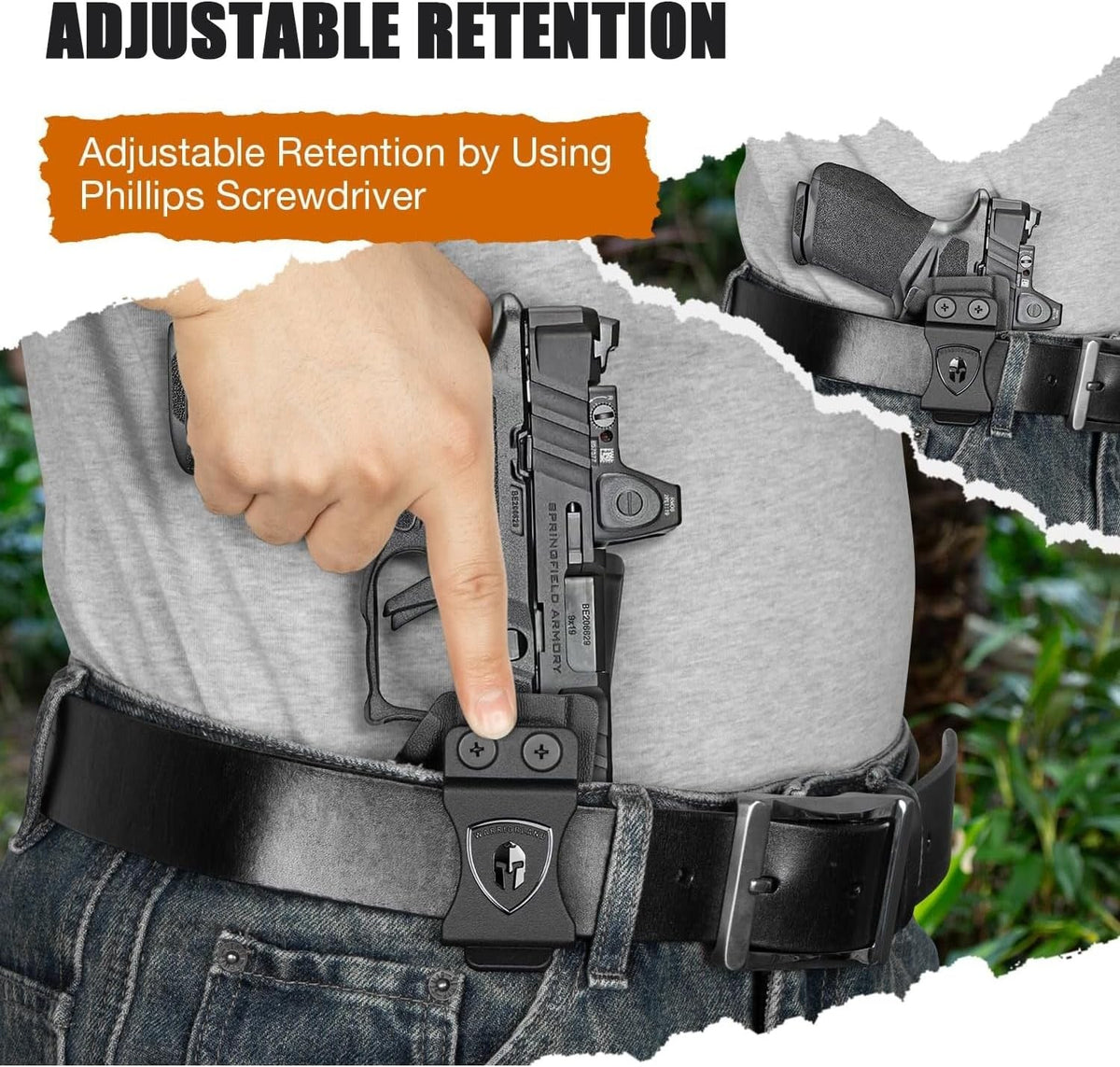 Concealed Carry IWB Holster for Springfield Echelon 4.0C/4.0FC with Optics Cut