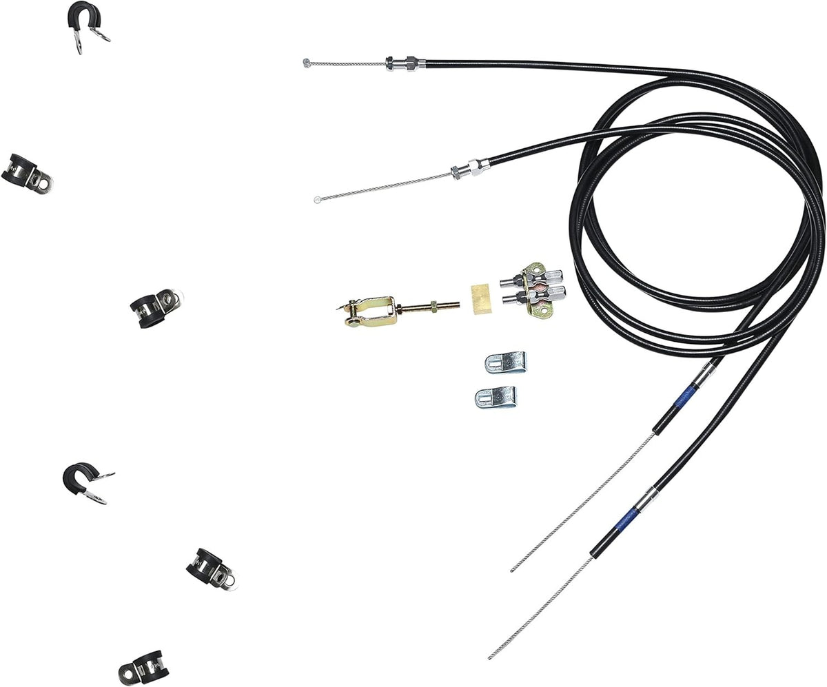 Universal Emergency Parking Brake Cable Kit for Vehicles - Long, Durable, Corrosion Resistant