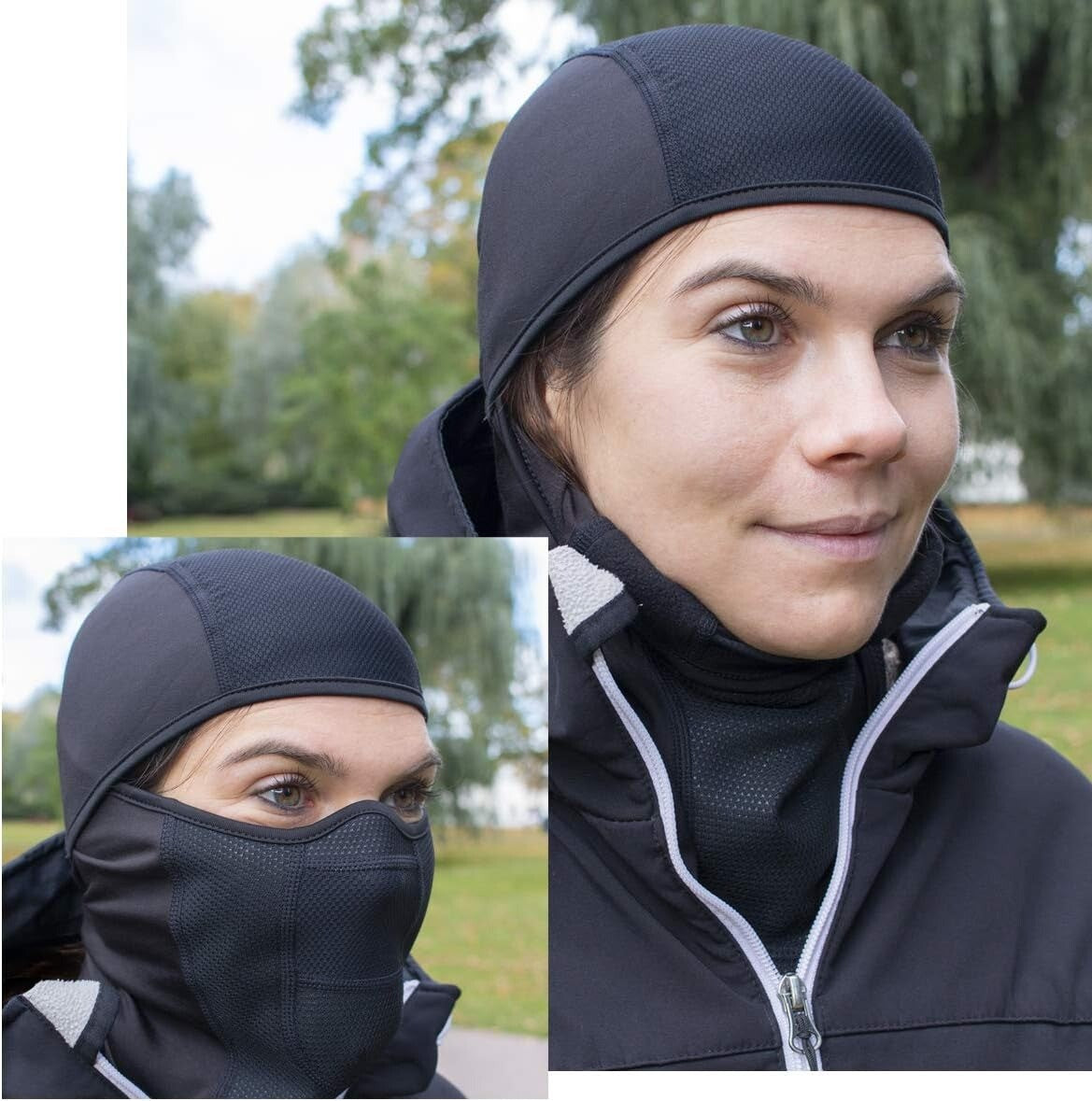 Winter Full Face Ski Mask - Windproof Fleece Balaclava for Cold Weather