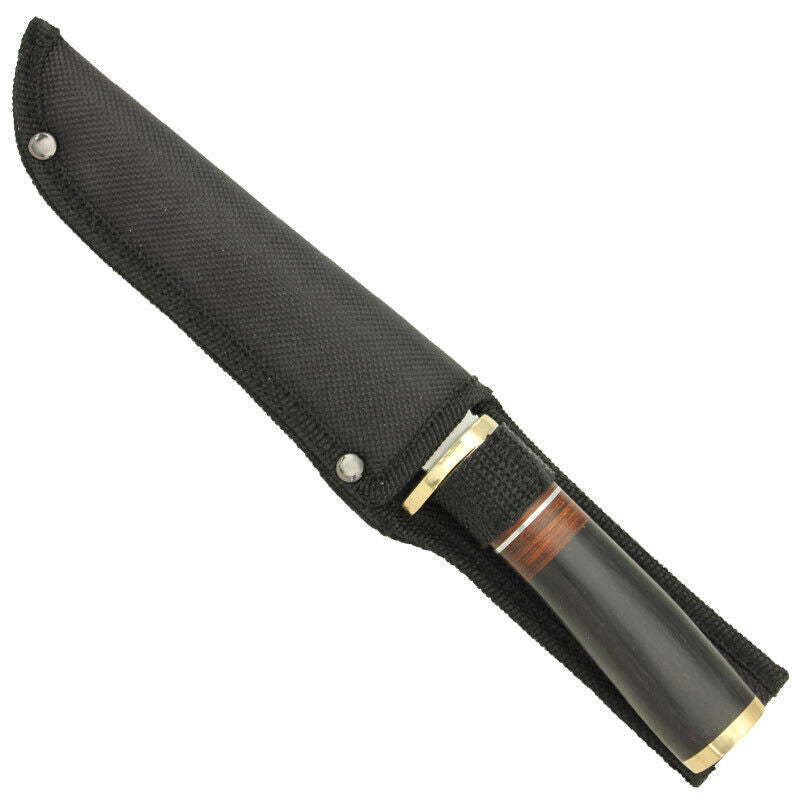 Fixed Blade Hunting Knife with Sheath - Wilderness Skinning Knife
