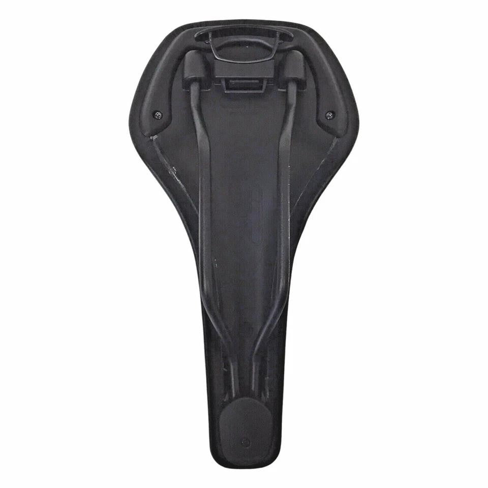 Bike Saddle - Comfort Vintage Riveted Design, Synthetic Cover, Rails, Black 285×130mm