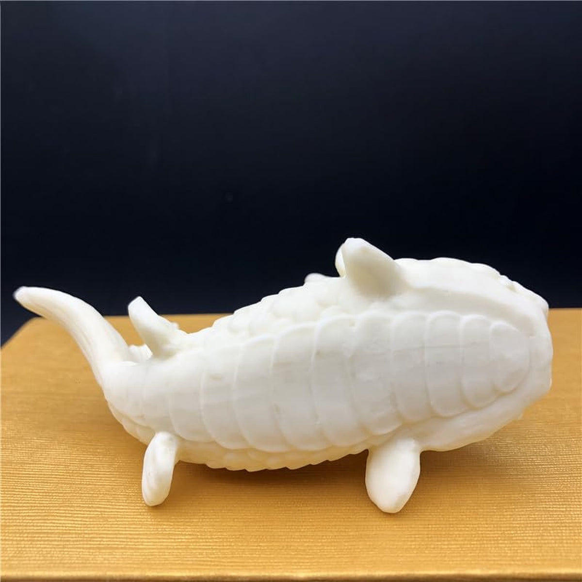 Handmade Ceramic Dragon Fish Tea Pet for Traditional Tea Ceremony Decor