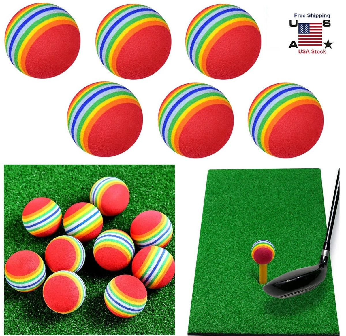 Foam Golf Practice Balls - Soft Indoor Training Balls for All Skill Levels