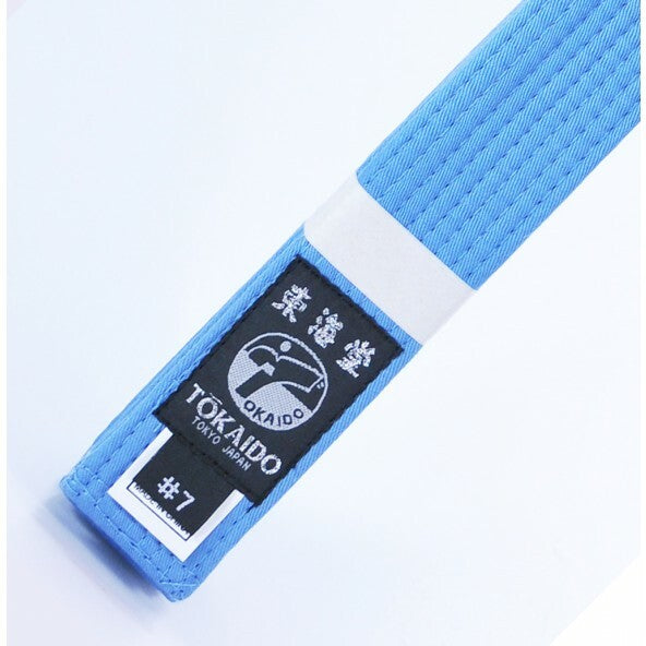Martial Arts Belt for Judo Karate TKD BJJ - Sky Blue, All Sizes & Colors
