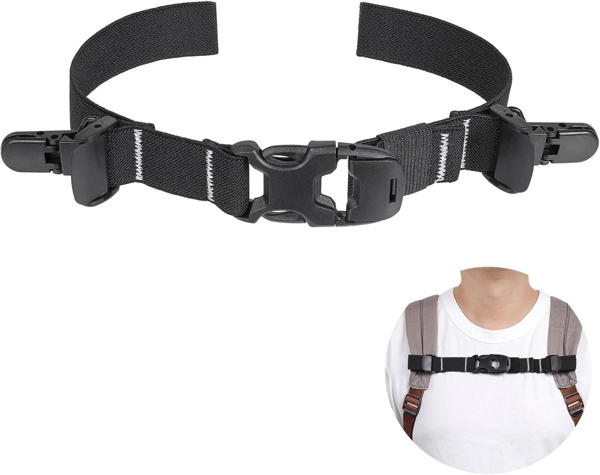 Heavy Duty Adjustable Backpack Chest Strap Elastic Add-On
