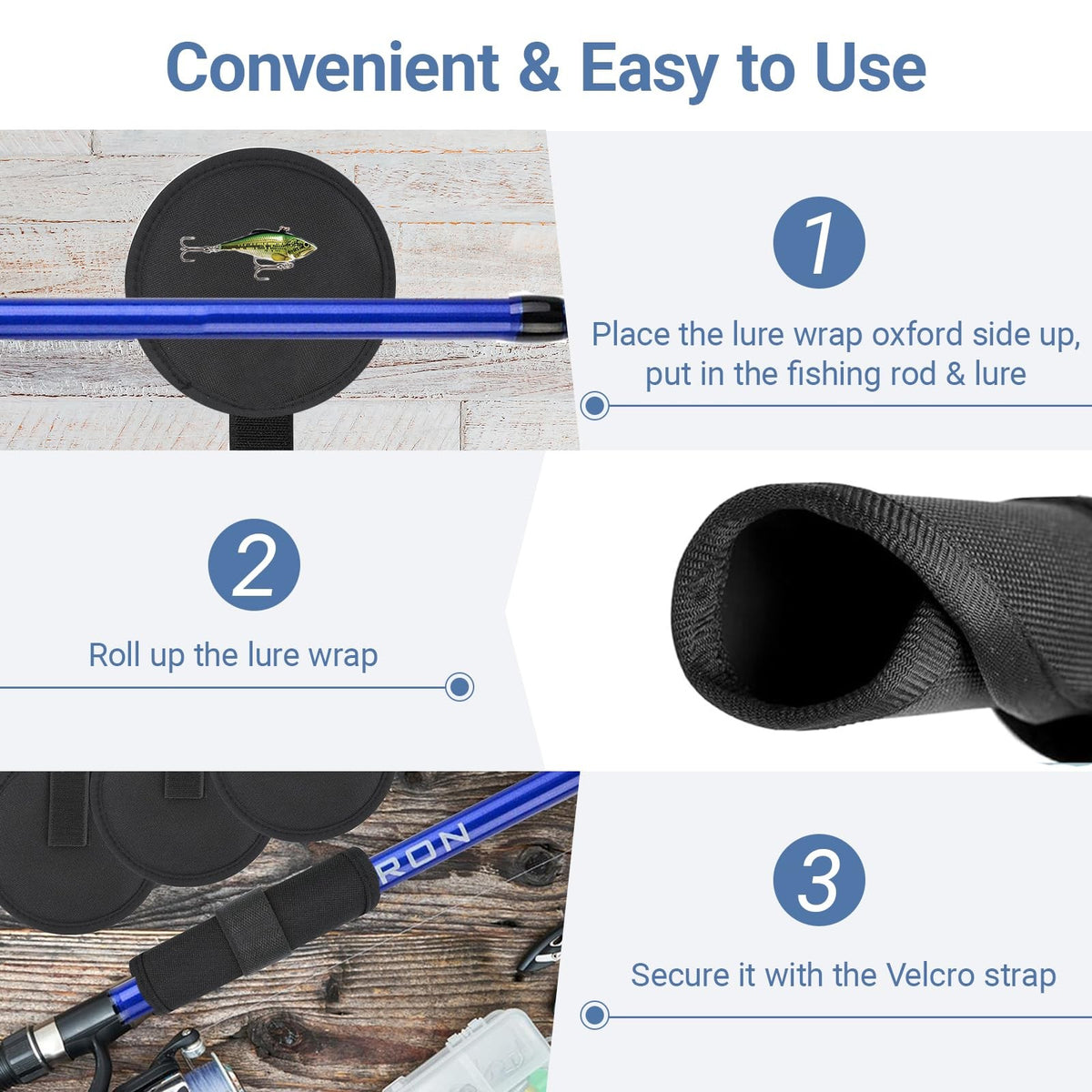 Fishing Lure Wraps 10 Pcs Hook & Lure Protectors for Safe Storage
