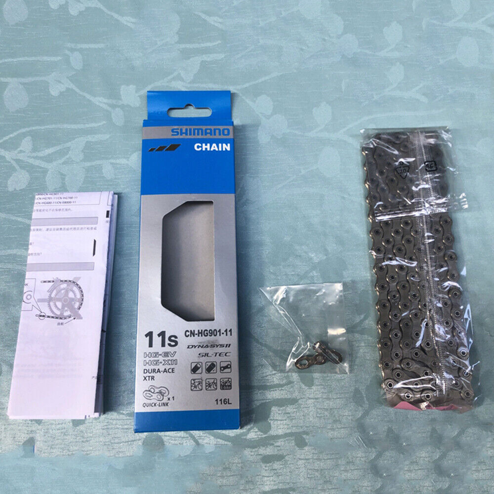 Shimano 11-Speed Bicycle Chain CN-HG901 with Quick Link for MTB Road & E-Bike