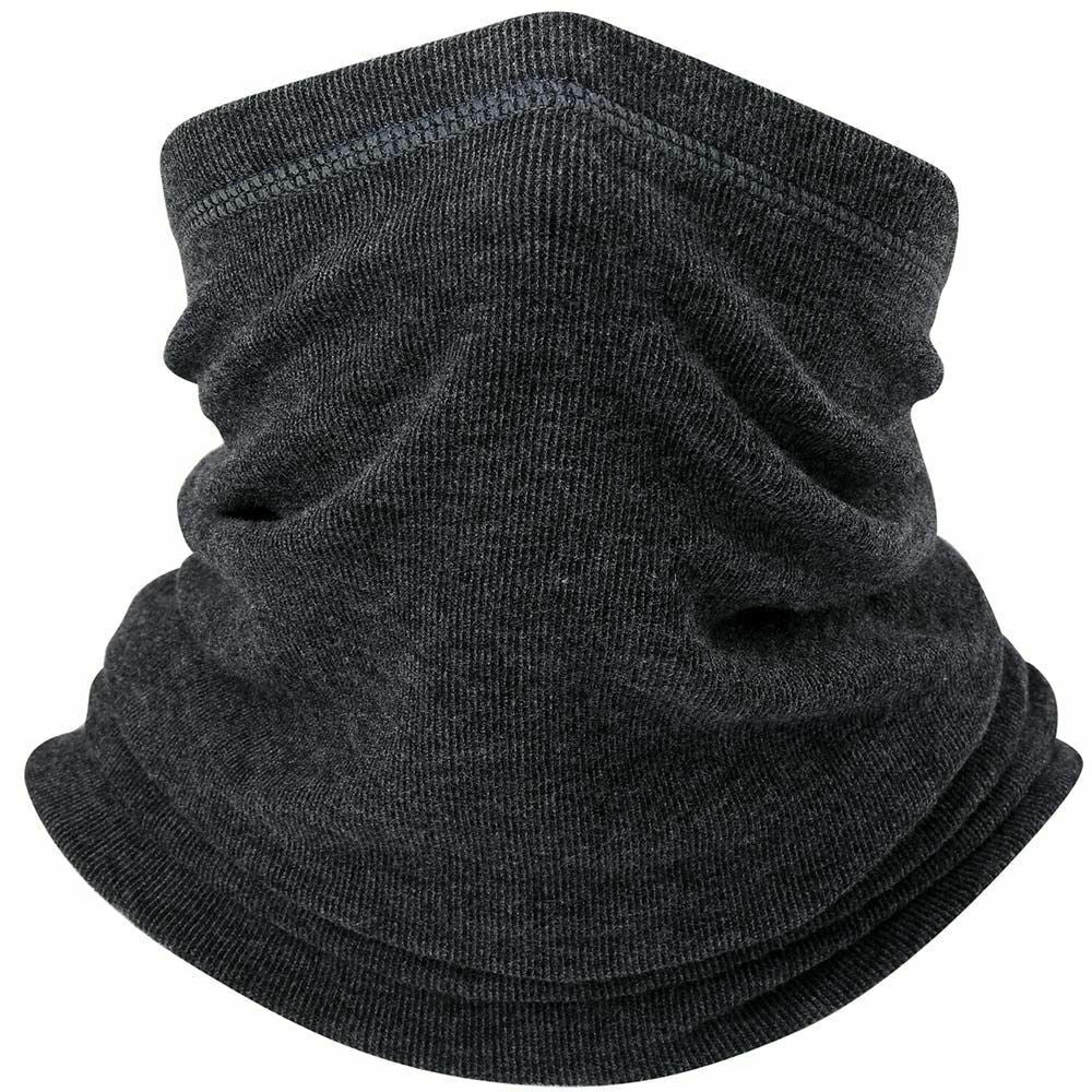 Winter Windproof Fleece Neck Gaiter Face Mask Scarf for Cold Weather