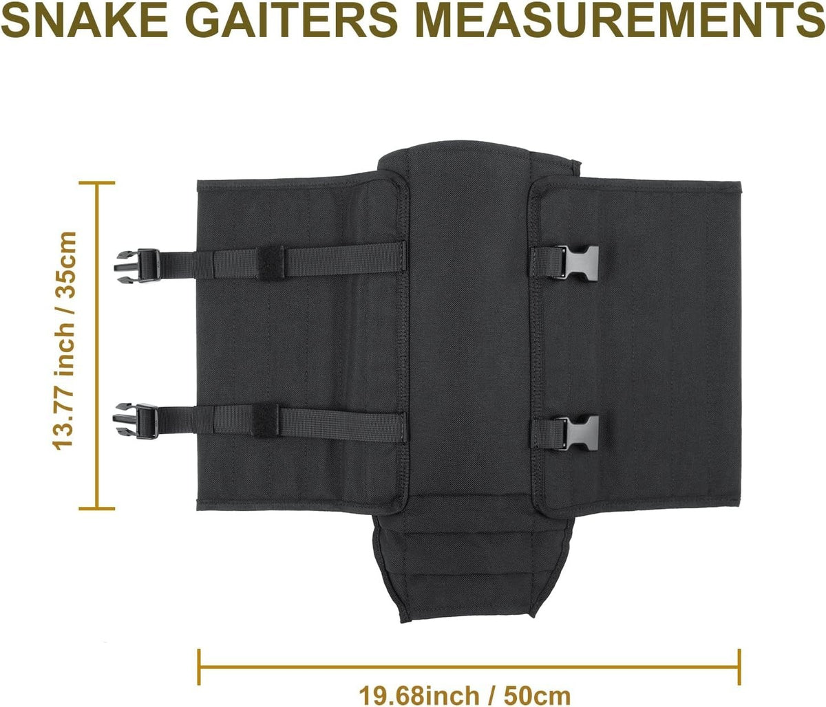Waterproof Snake Gaiters for Hiking and Outdoor Protection - Bite Proof Leg Guards