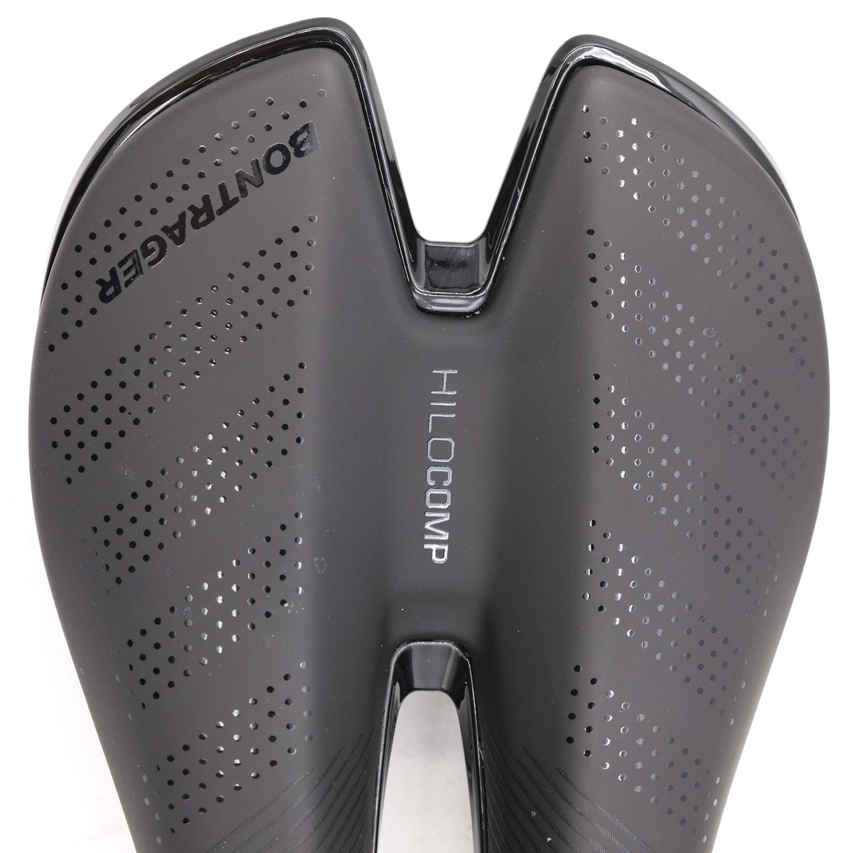 Bontrager Hilo Comp Triathlon Saddle 134mm Split Nose Steel Rails