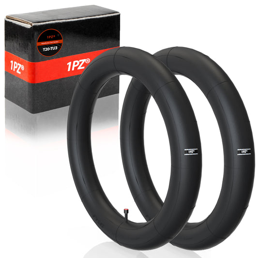 20x4.0 Inch Inner Tube with SV32mm Schrader Valve for Electric and Fat Bikes - 2 Pack