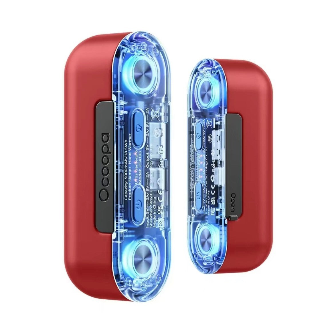 Rechargeable Hand Warmer with Power Bank 16H Heat and RGB Lights for Gaming & Outdoors